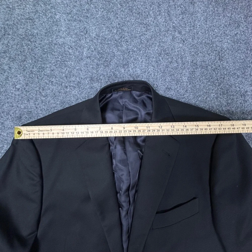 Jos A Bank Reserve by Joseph Abboud Mens 40S‎ Black Wool 2-Button Suit Jacket